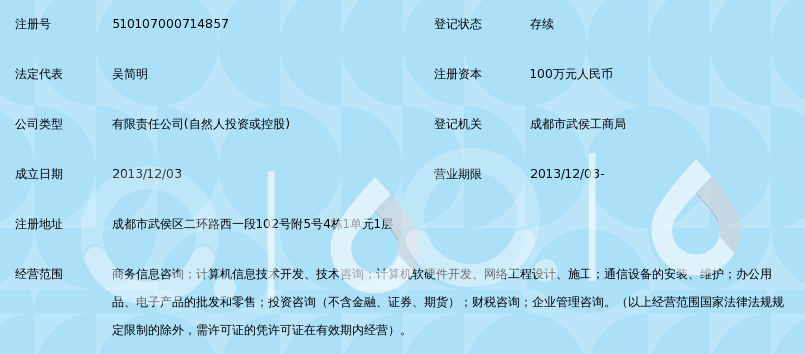 成都银企联商务服务有限责任公司